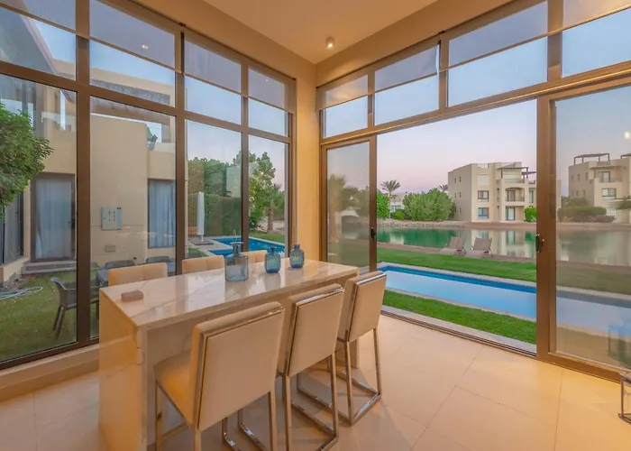 Villa Airy & Bright 4br In Tawila, El Gouna, Private Pool & Lagoon Access